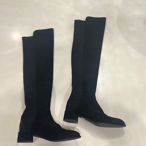 Stuart Weitzman Black Over the Knee Boots size 10 women’s